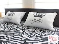 Duo de almohadas  personalizadas con nombre - Suit The Bed